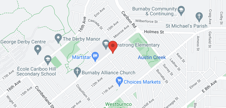 map of 8742 ARMSTRONG AVENUE